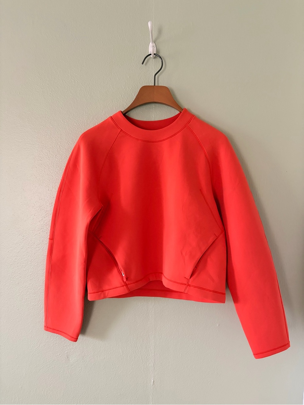 lululemon athletica Cropped Coral Crew Sweatshirt